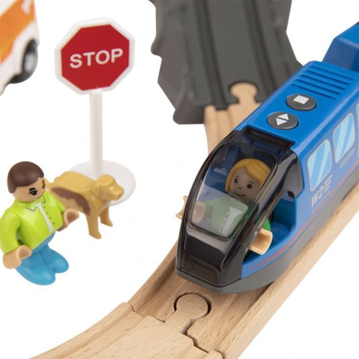 Tooky Toy Elektrinis Gaisrinės Traukinys, 70 Dalių