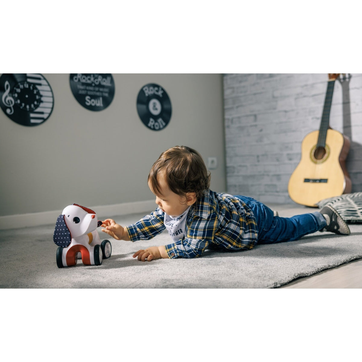 Tiny Love interaktyvus šuniukas „Charlie Tiny Rockers“ – nuotrauka 5