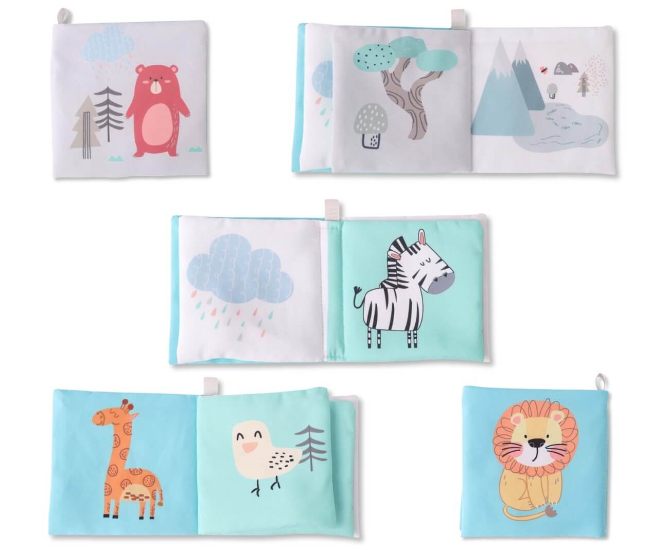 TinyMini Lavinamasis Kilimėlis Kūdikiams "Pynė" 82 cm Su Žaislais Lavinamieji Kilimėliai