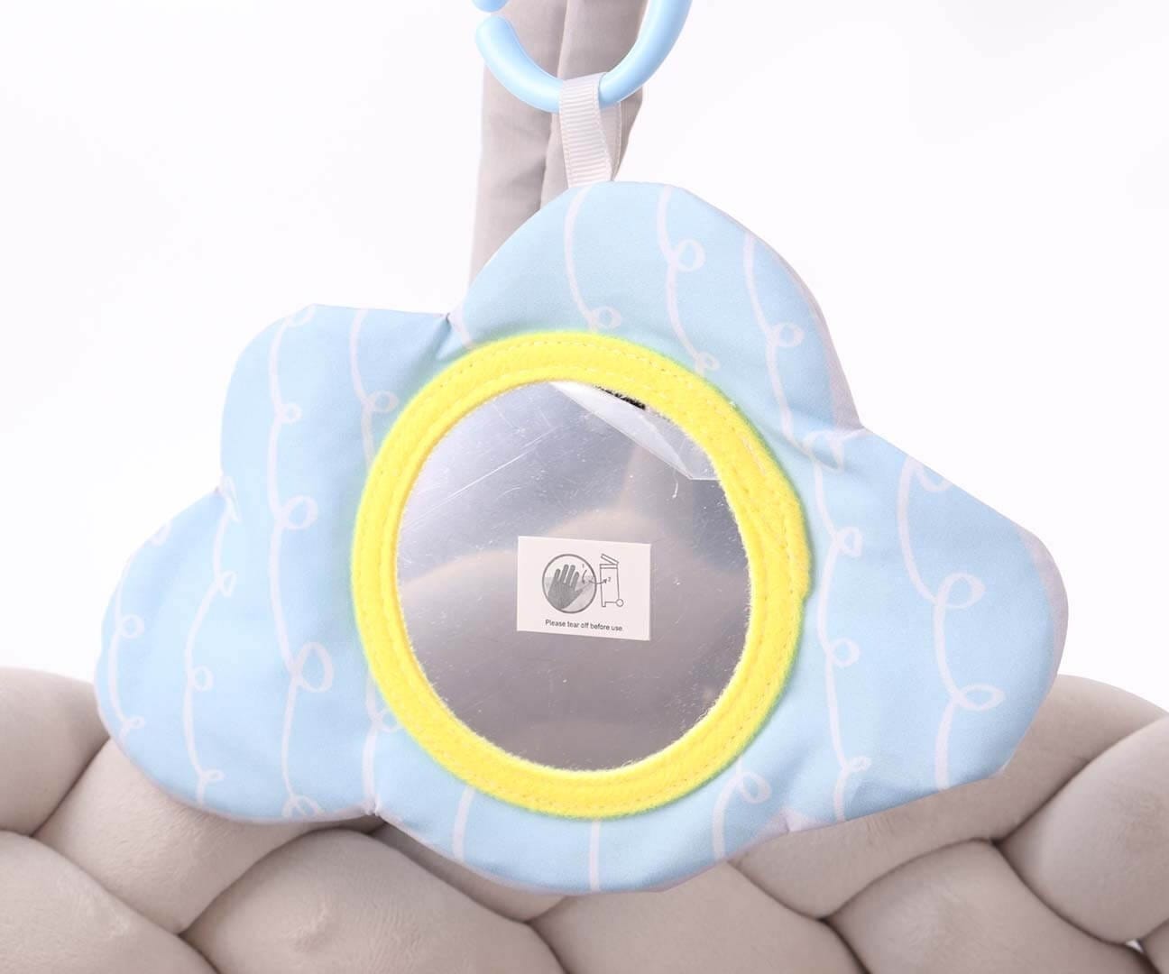 TinyMini Lavinamasis Kilimėlis Kūdikiams "Pynė" 82 cm Su Žaislais Lavinamieji Kilimėliai