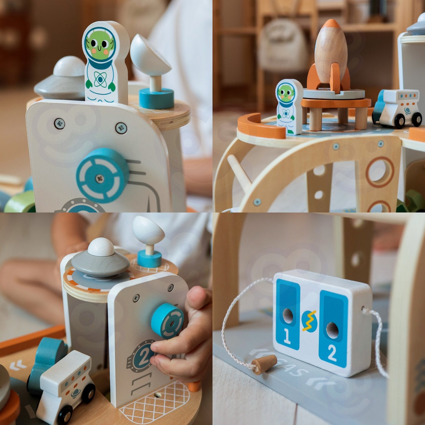 Tooky Toy Medinis Kosminis Parkingas Ir Stotis