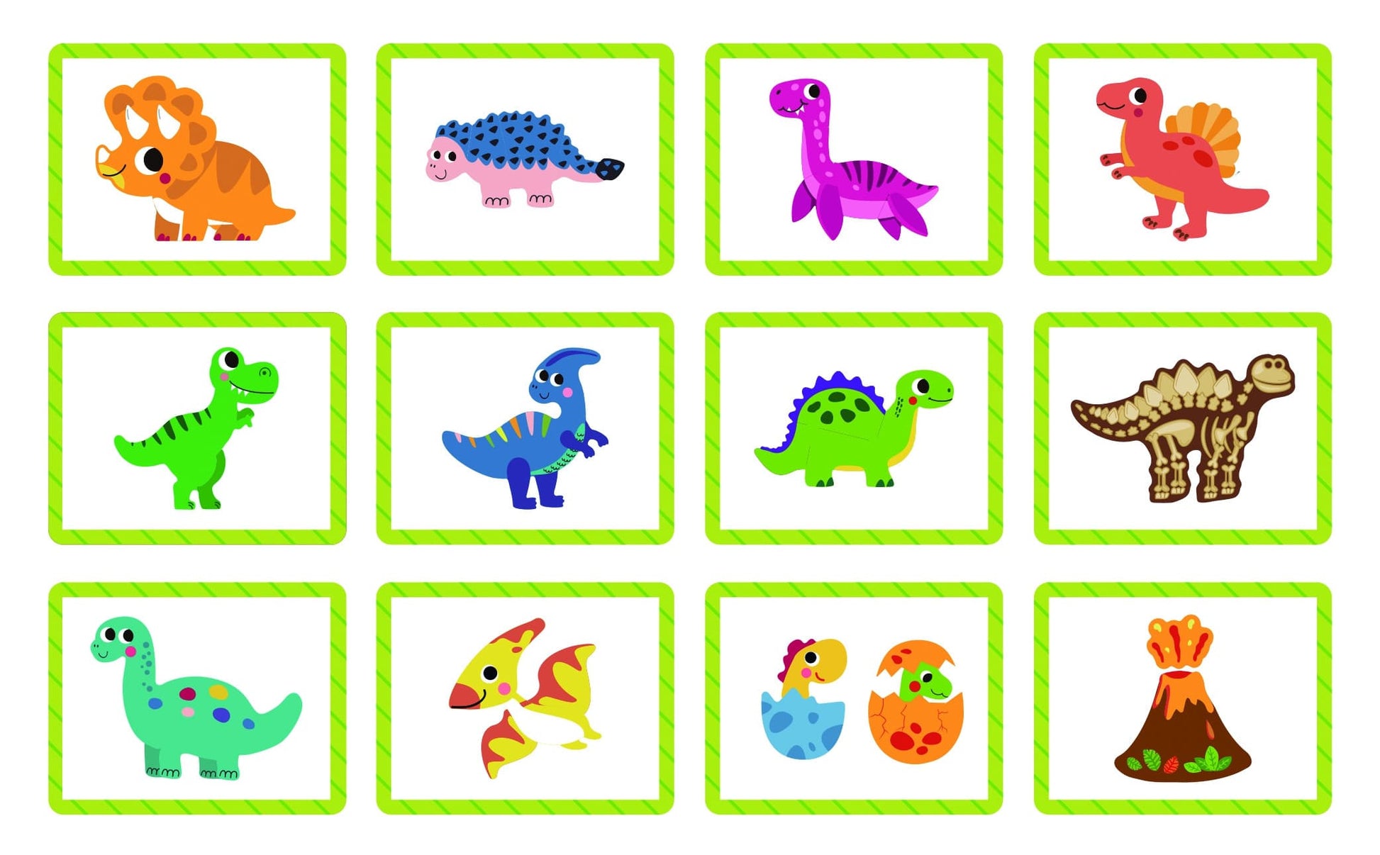 Tooky Toy Magnetinė Dėlionė Dinozaurai – 68 Dalių Rinkinys Žaislai Dėlionės