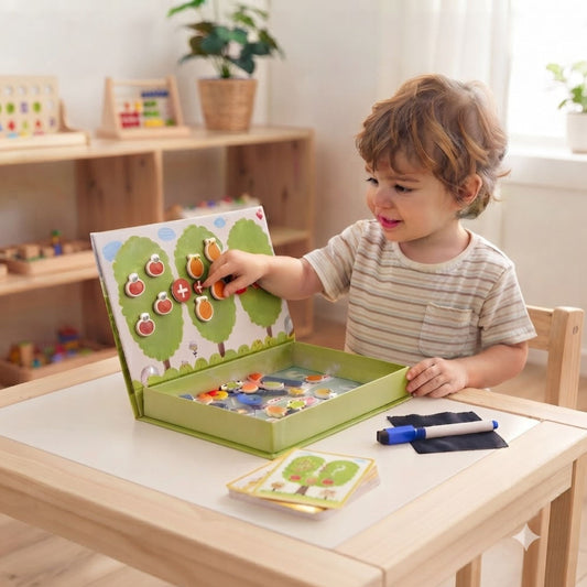 Tooky Toy magnetinė matematikos dėžutė, 86 dalys