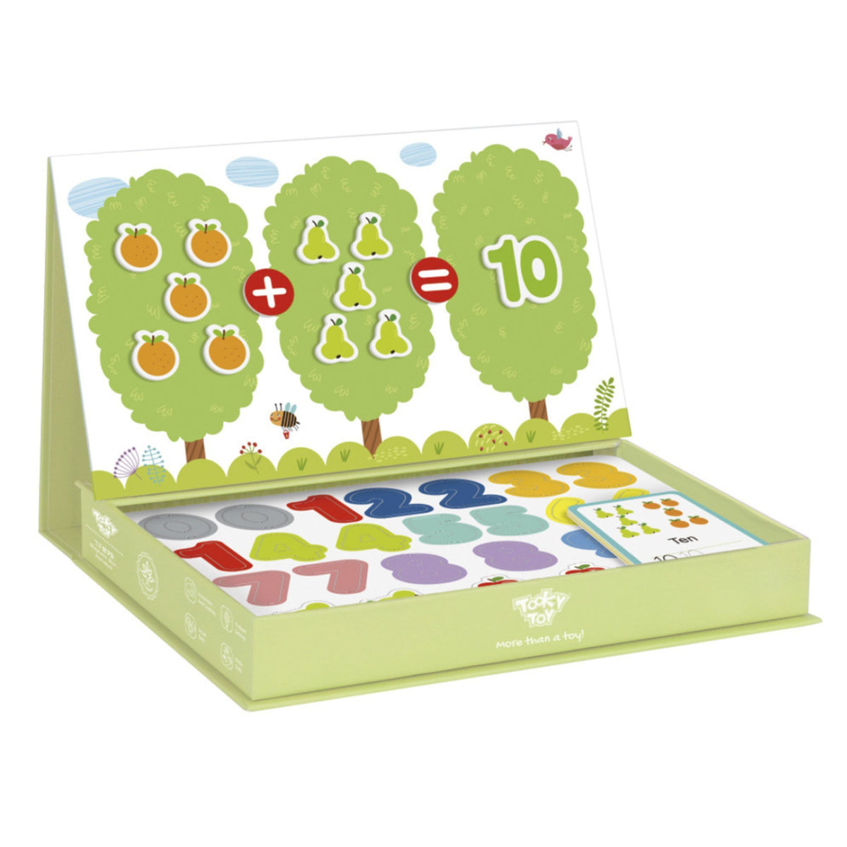 Tooky Toy magnetinė matematikos dėžutė, 86 dalys