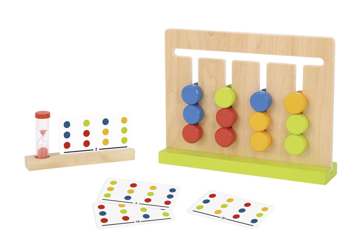 Tooky Toy medinis spalvų galvosūkis su laikmačiu, 30 užduočių – 4 nuotrauka