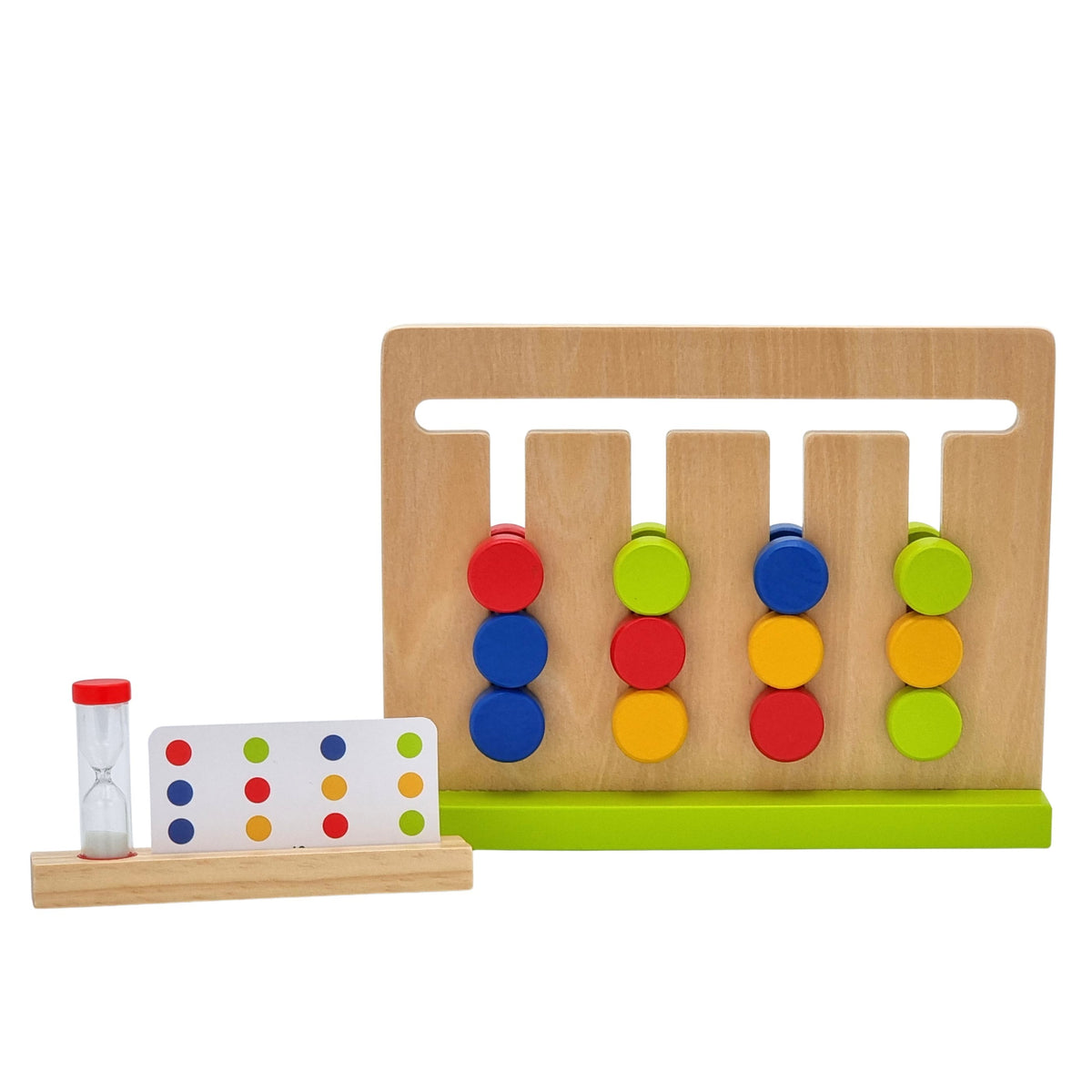 Tooky Toy medinis spalvų galvosūkis su laikmačiu, 30 užduočių – 5 nuotrauka