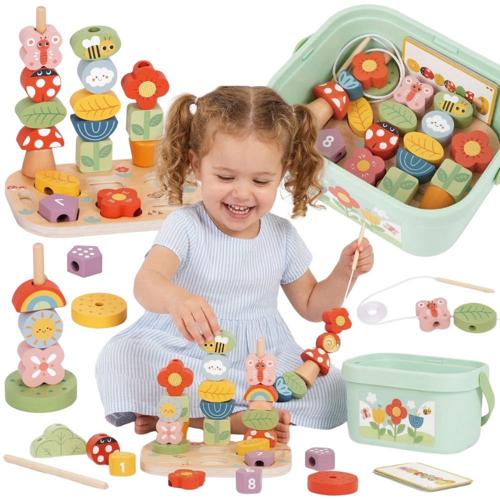 Tooky Toy Montessori dėžutė „Stebuklingas sodas“ 5 viename – pagrindinė nuotrauka