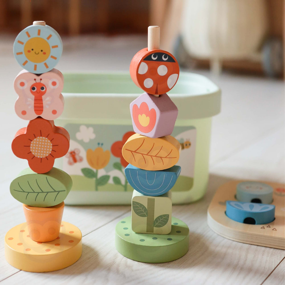 Tooky Toy Montessori dėžutė „Stebuklingas sodas“ 5 viename – prekės nuotrauka 4
