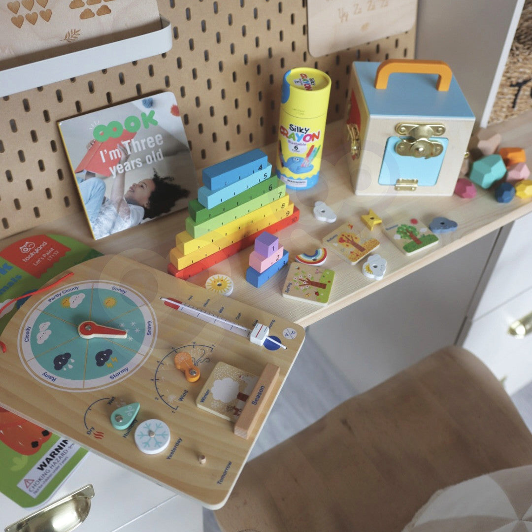 Tooky Toy Montessori pažinimo rinkinys 6in1
