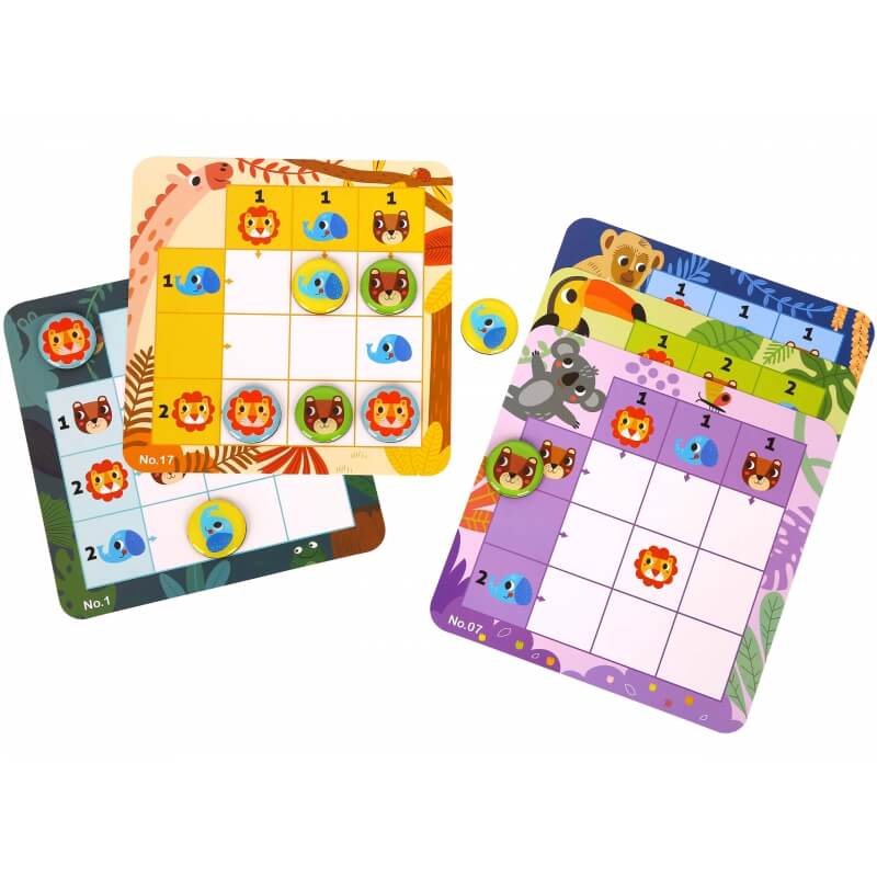 TOOKY TOY Sudoku Žaidimas Vaikams Miško Versija Žaislai Vaikams Ir Kūdikiams