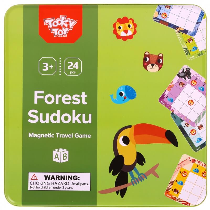 TOOKY TOY Sudoku Žaidimas Vaikams Miško Versija Žaislai Vaikams Ir Kūdikiams