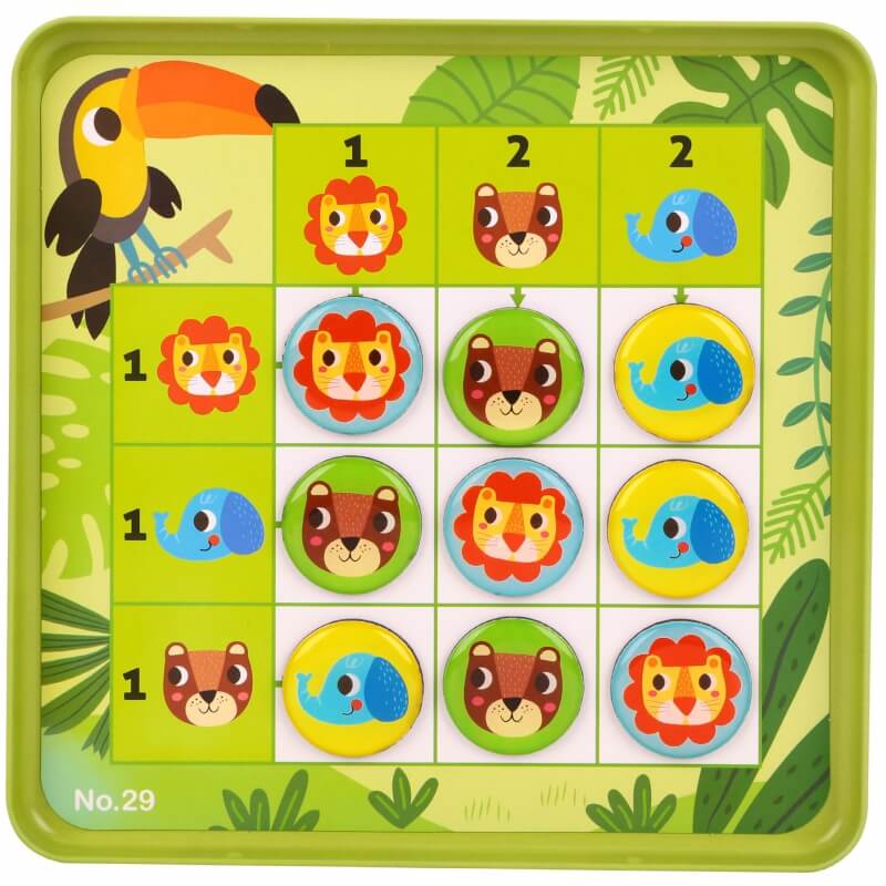 TOOKY TOY Sudoku Žaidimas Vaikams Miško Versija Žaislai Vaikams Ir Kūdikiams