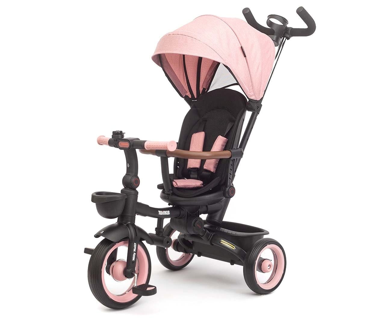 Twinkle 3in1 Augantis Triratukas su Stogeliu ir Stūmimo Rankena 12 Mėn.+ Stumiami Triratukai