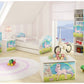 Vaikiška Lova "fėjų žemė" OSKAR 140×70 Su Čiužiniu ir Stalčiumi Cribs & Toddler Beds