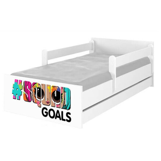 Vaikiška lova MAX XL LOL „SURPRISE Squad Goals“ Su Stalčiumi Cribs & Toddler Beds