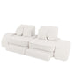Vaikiška Minkšta Modulinė Sofa-Lova Teddy Bear Pocket, Kreminė – 3 Dydžiai Modulinės sofos