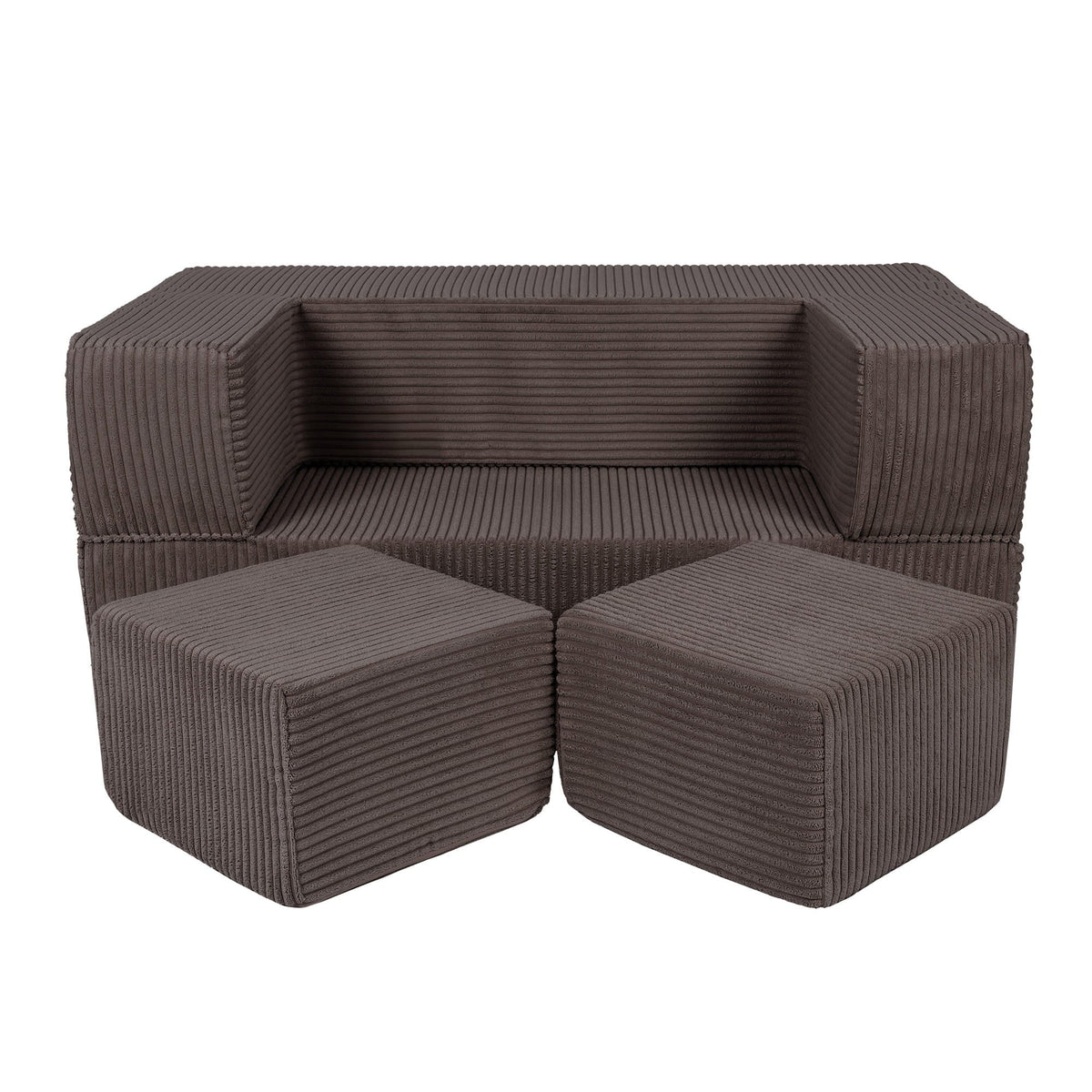 Vaikiška modulinė sofa-lova MeowBaby CUBE, 5 spalvos Modulinės sofos Ruda