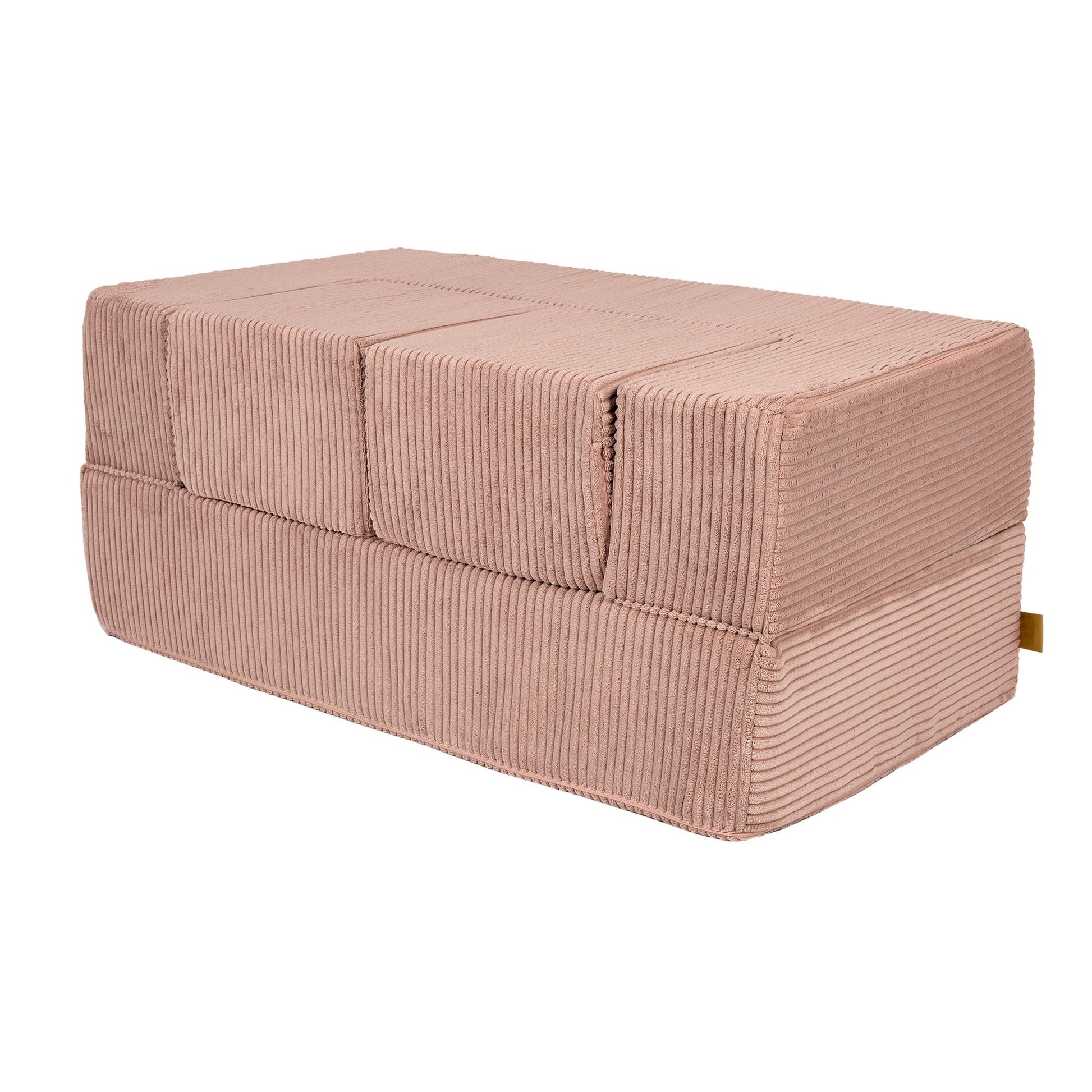 MeowBaby CUBE modulinė sofa-lova – Pudros rožinė spalva, vaizdas 4