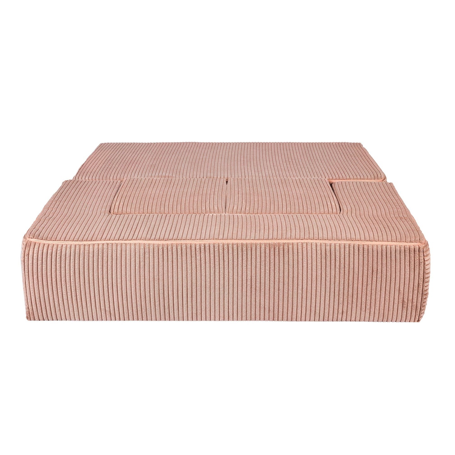 MeowBaby CUBE modulinė sofa-lova – Pudros rožinė spalva, vaizdas 6