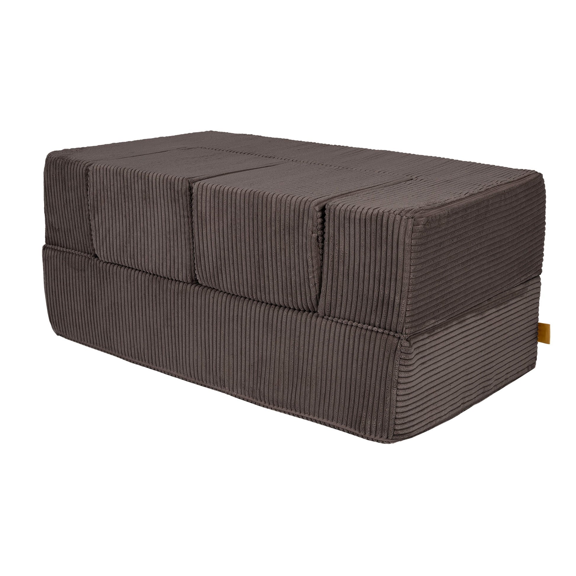 MeowBaby CUBE modulinė sofa-lova – Ruda spalva, vaizdas 4