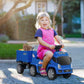Vaikiška Žaislinė Transporto Priemonė Su Priekaba Žaislai Mašinėlės Ir Trasos