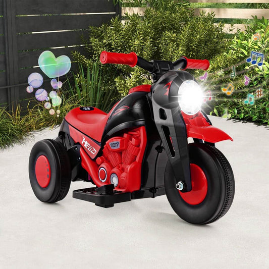 Vaikiškas Elektrinis Motociklas Su Burbulų Pūtimo Funkcija Muzika Ir Šviesomis Elektriniai Automobiliai