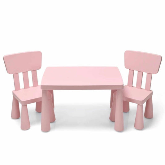 Vaikiškas Komplektas Staliukas ir 2 kėdėmis 76,5 x 54,5 x 49,5 cm Staliukai Kėdutės