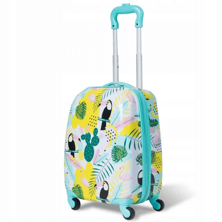 Vaikiškas Lagaminas Su Kuprine Kelioninis Rinkinys, Flamingas Lagaminai Vaikams