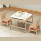 Vaikiškas Stalas Su Dvipusiu Stalviršiu Ir Meškiuko Kėdėmis – 3 Dalių Staliukai Kėdutės