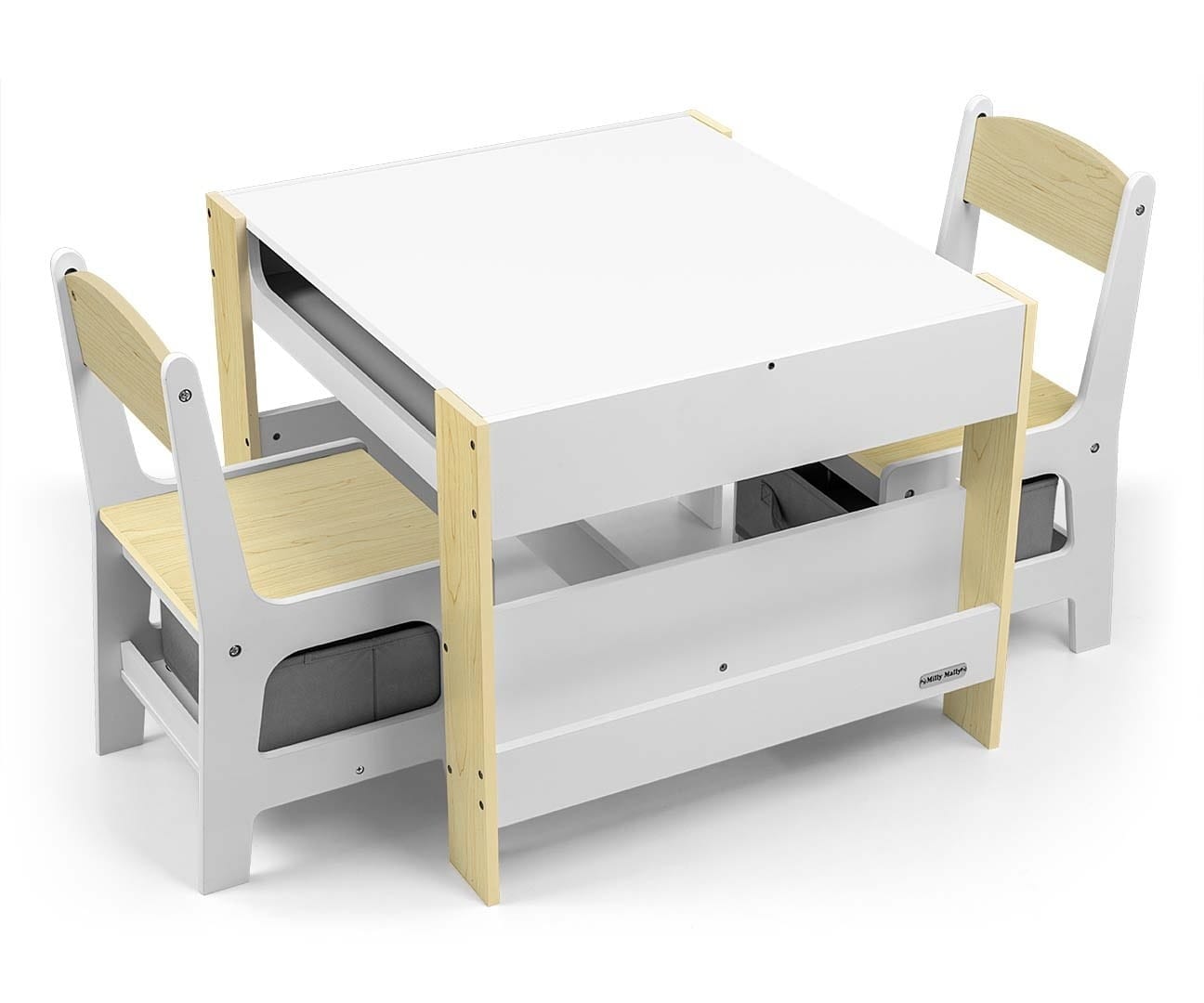 Vaikiškas Stalas SVEN Su Dvipuse Piešimo Lenta Ir Daiktadėžėmis Staliukai Kėdutės