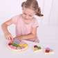 Vaikiškas Žaislinis Medinis Maistas Pjaustoma Pica Žaislinis Maistas