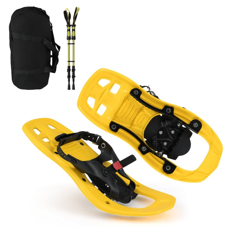 Vaikiški Sniego Batai Su Teleskopinėmis Lazdomis Ir Krepšiu Rogutės Vaikams