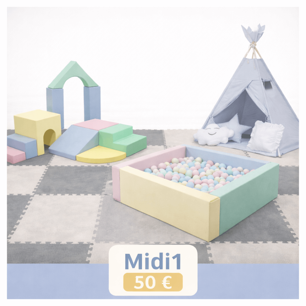 Vaikų Žaidimų Aikštelių Nuoma Klaipėdoje – Mini, Midi ir Maxi Paketai Rinkiniai nuomai Mini Midi1 / Be dviratuko