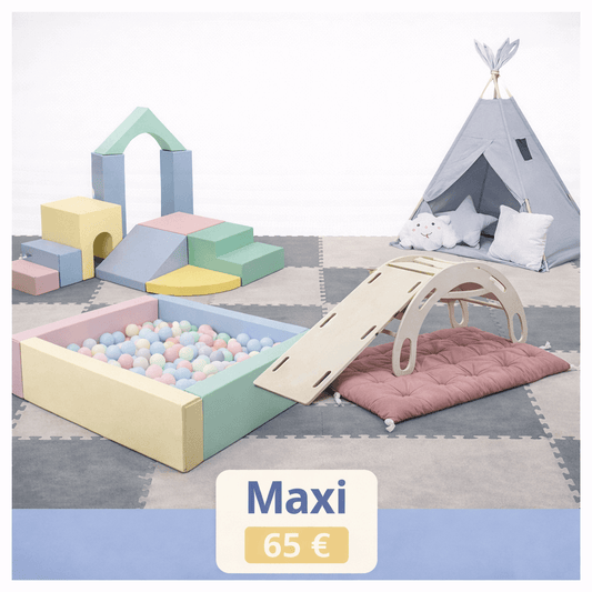 Vaikų Žaidimų Aikštelių Nuoma Klaipėdoje Rinkiniai nuomai Mini Maxi / Be dviratuko