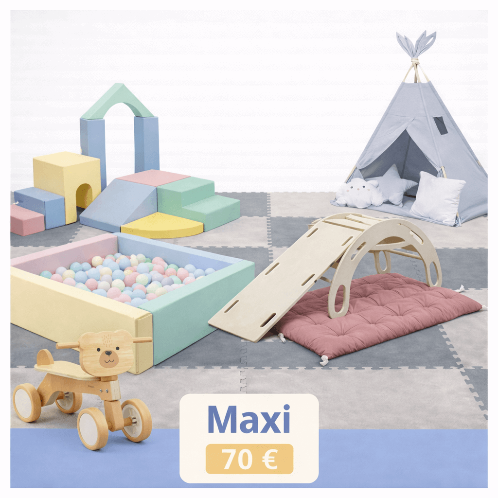 Vaikų Žaidimų Aikštelių Nuoma Klaipėdoje Rinkiniai nuomai Mini Maxi / Su dviratuku