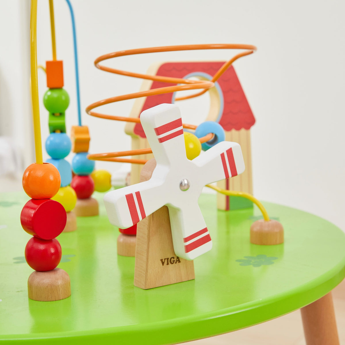 Viga didelis medinis sensorinis Montessori veiklos stalas – 3