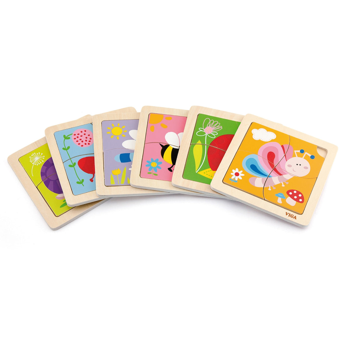 Viga Montessori medinė bitutės dėlionė – vaizdas 5