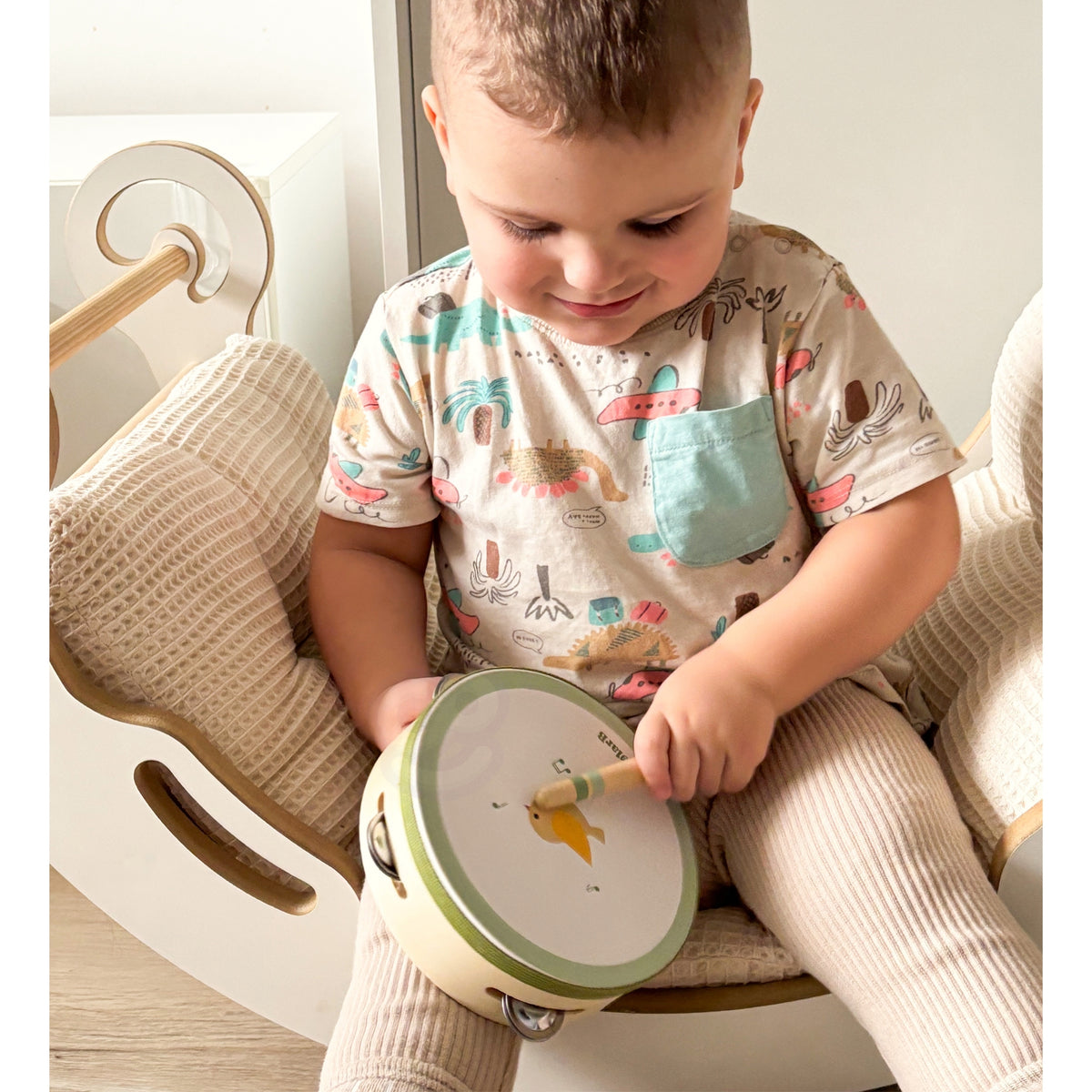 Viga PolarB medinių muzikos instrumentų rinkinys, žalias – nuotrauka 5