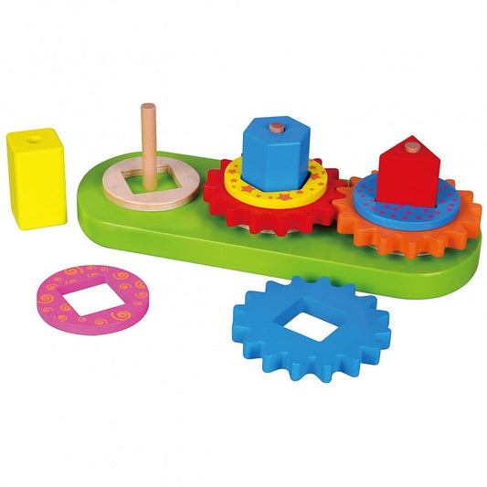 Viga Žaislas Vaikams Medinės Geometrinės Figūros 18M+ 59611 Mokomieji Žaislai