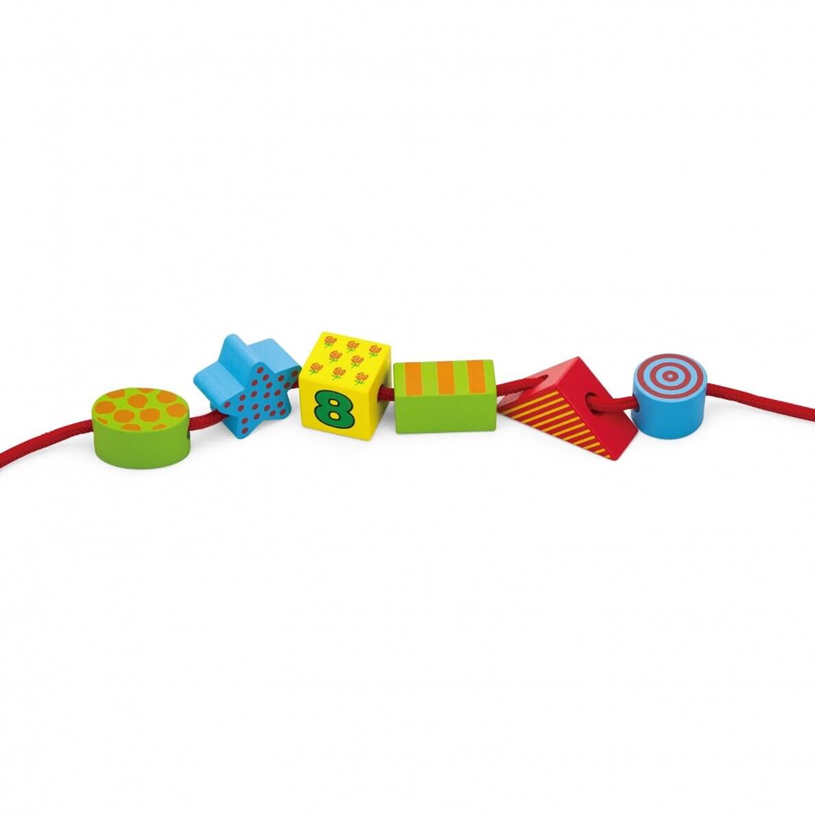 Viga Žaislas Vaikams Mediniai Veriami Kubeliai 3+ 58505 Žaislai Kūdikiams Rūšiuokliai