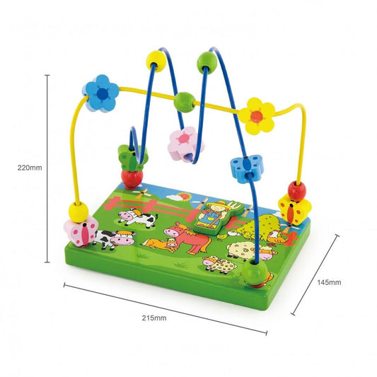 Viga Žaislas Vaikams Medinis Labirintas Ūkis 12M+ 59664 Žaislai Magnetiniai
