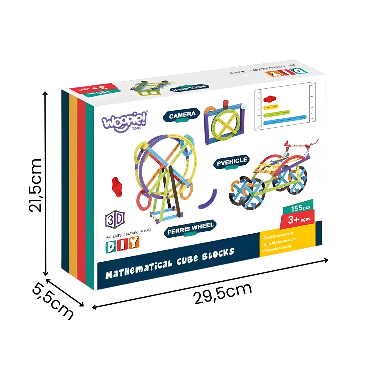 Woopie 3D konstruktorius, 155 dalys – 5 nuotrauka