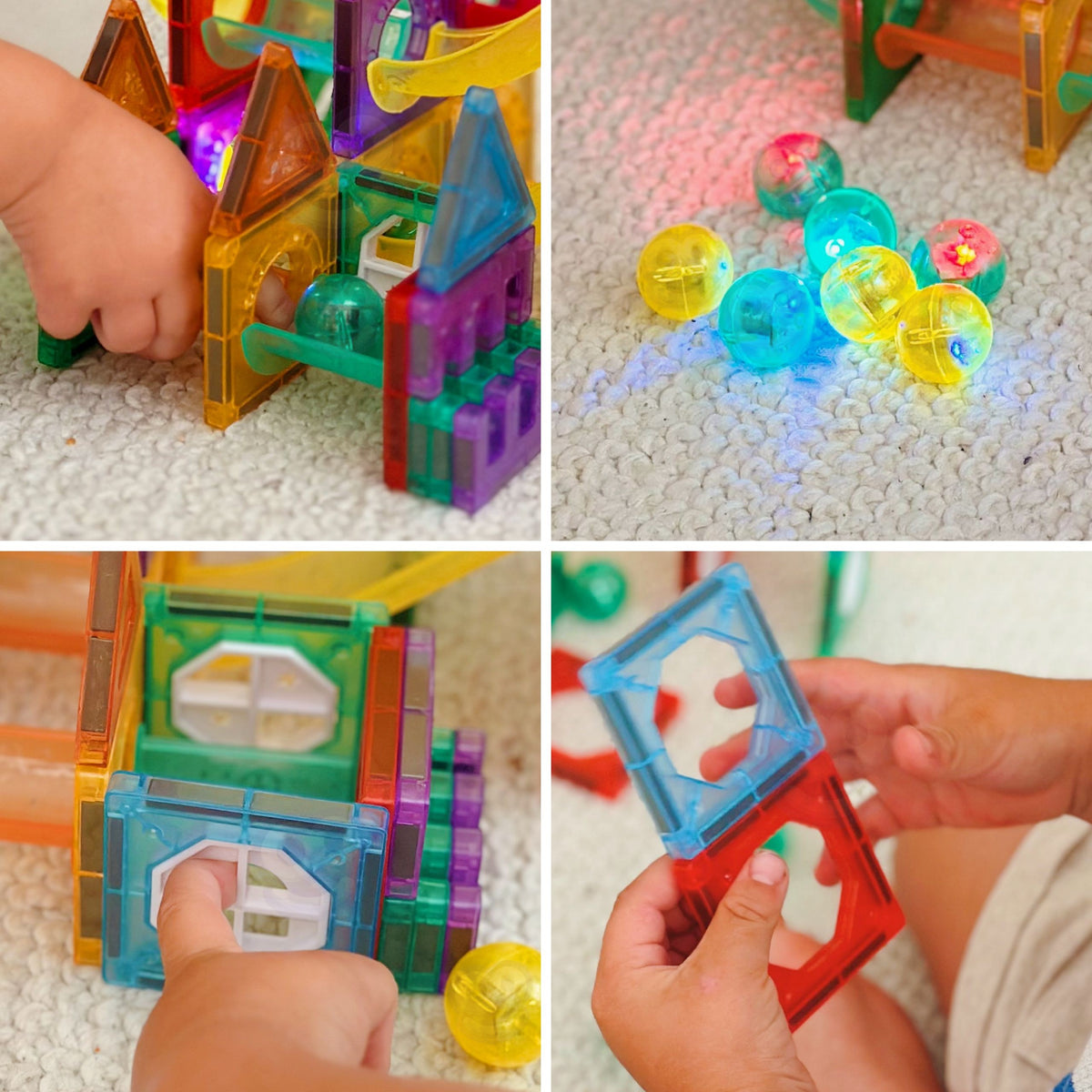 Woopie 3D magnetinė kamuoliukų trasa, 105 dalys – nuotrauka 8
