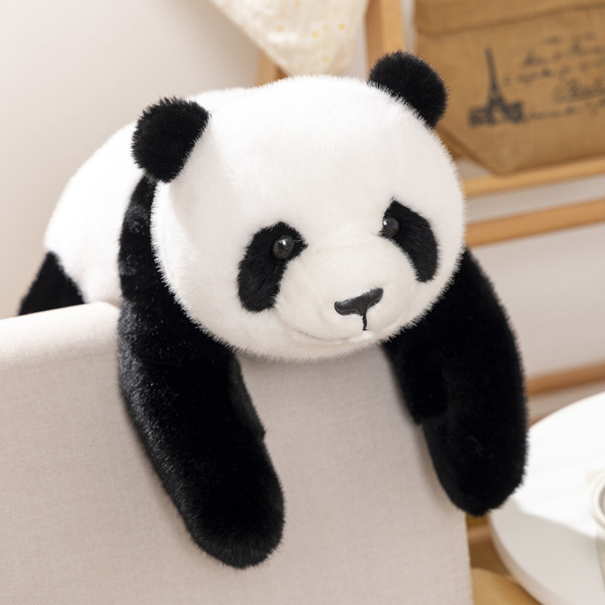 Woopie pliušinis žaislas su svoriu 1,5 kg – panda, detalės
