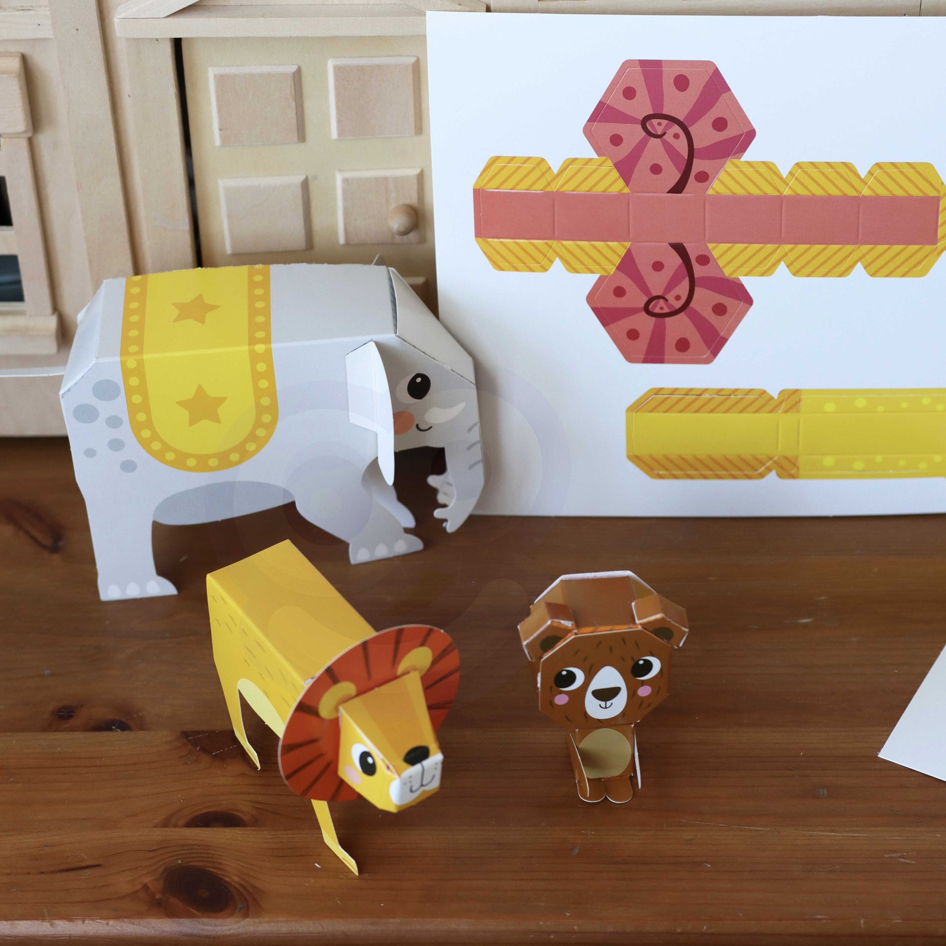 Woopie Art&Fun 3D origami gyvūnų rinkinys – nuotrauka 6