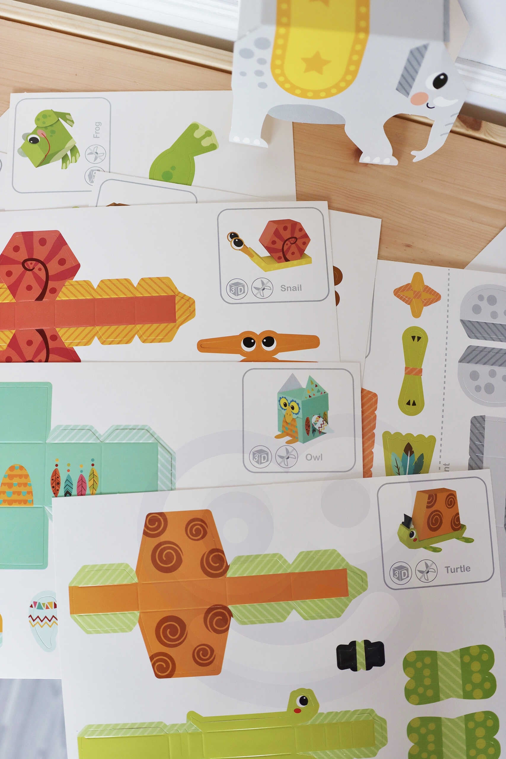 Woopie Art&Fun 3D origami gyvūnų rinkinys – nuotrauka 18