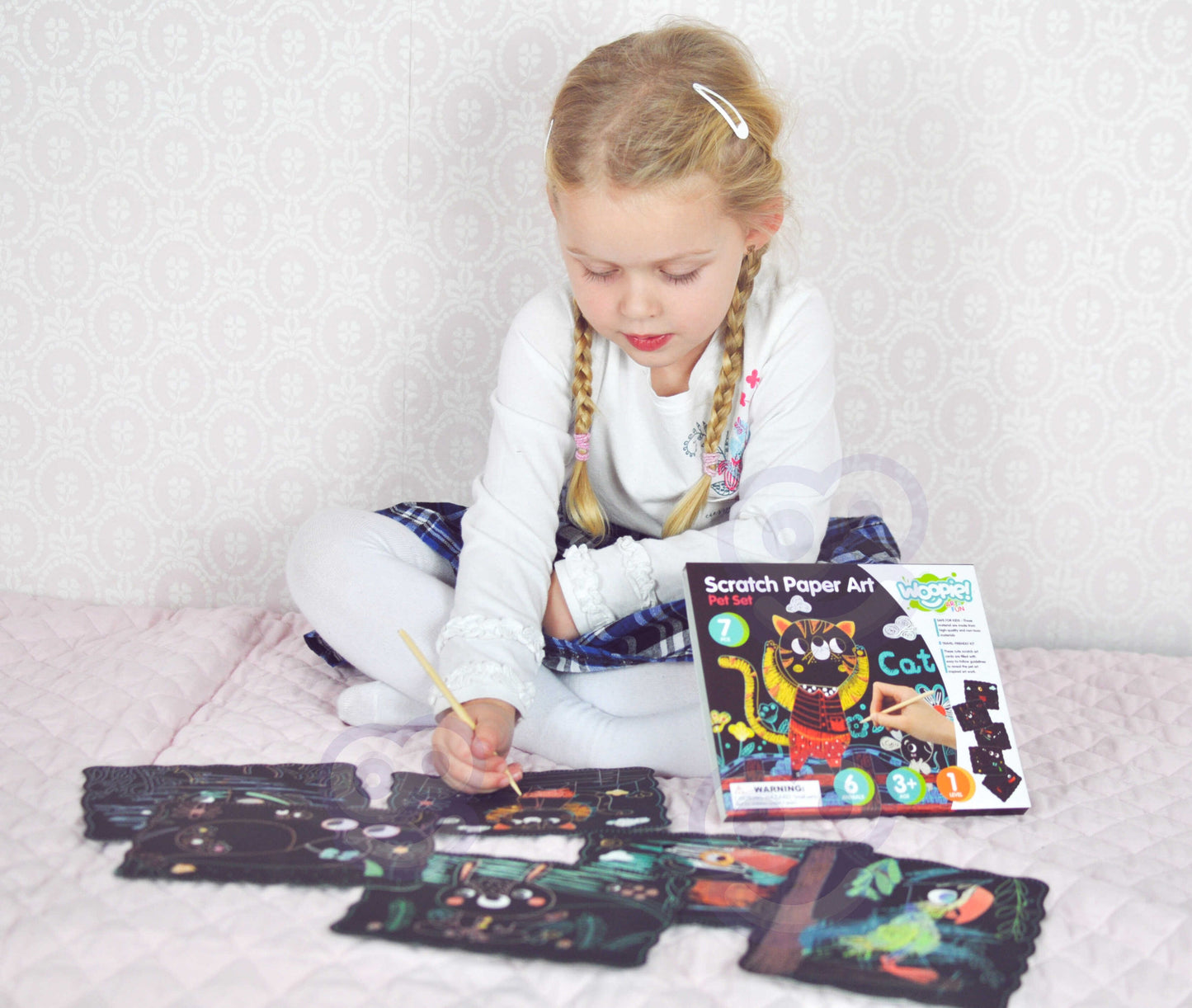 Woopie Art&Fun nutrinamų paveikslėlių kūrybinis rinkinys – nuotrauka 3