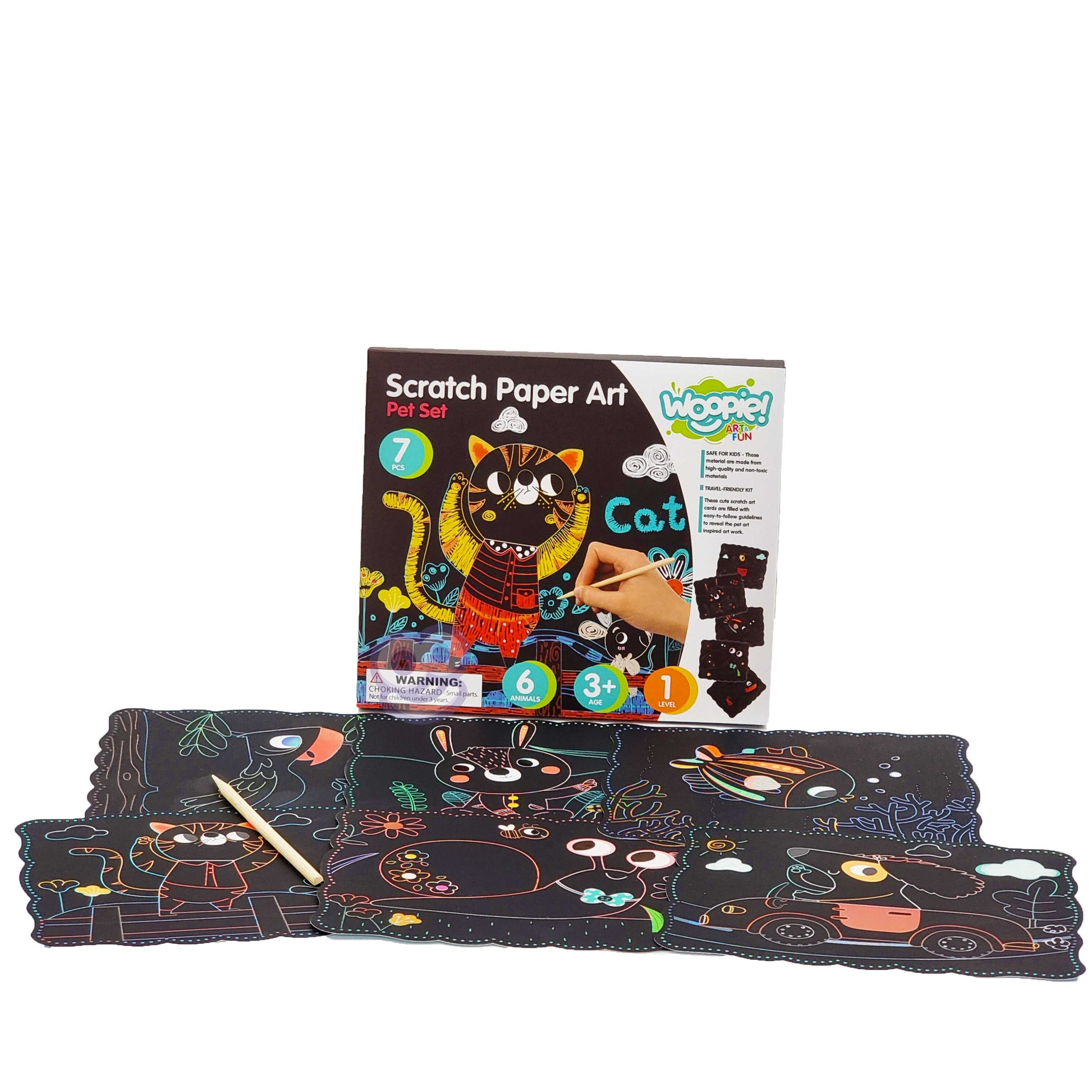 Woopie Art&Fun nutrinamų paveikslėlių kūrybinis rinkinys – nuotrauka 7
