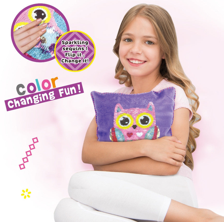 Woopie Art&Fun pelėdos pagalvėlės dekoravimo rinkinys – nuotrauka 3