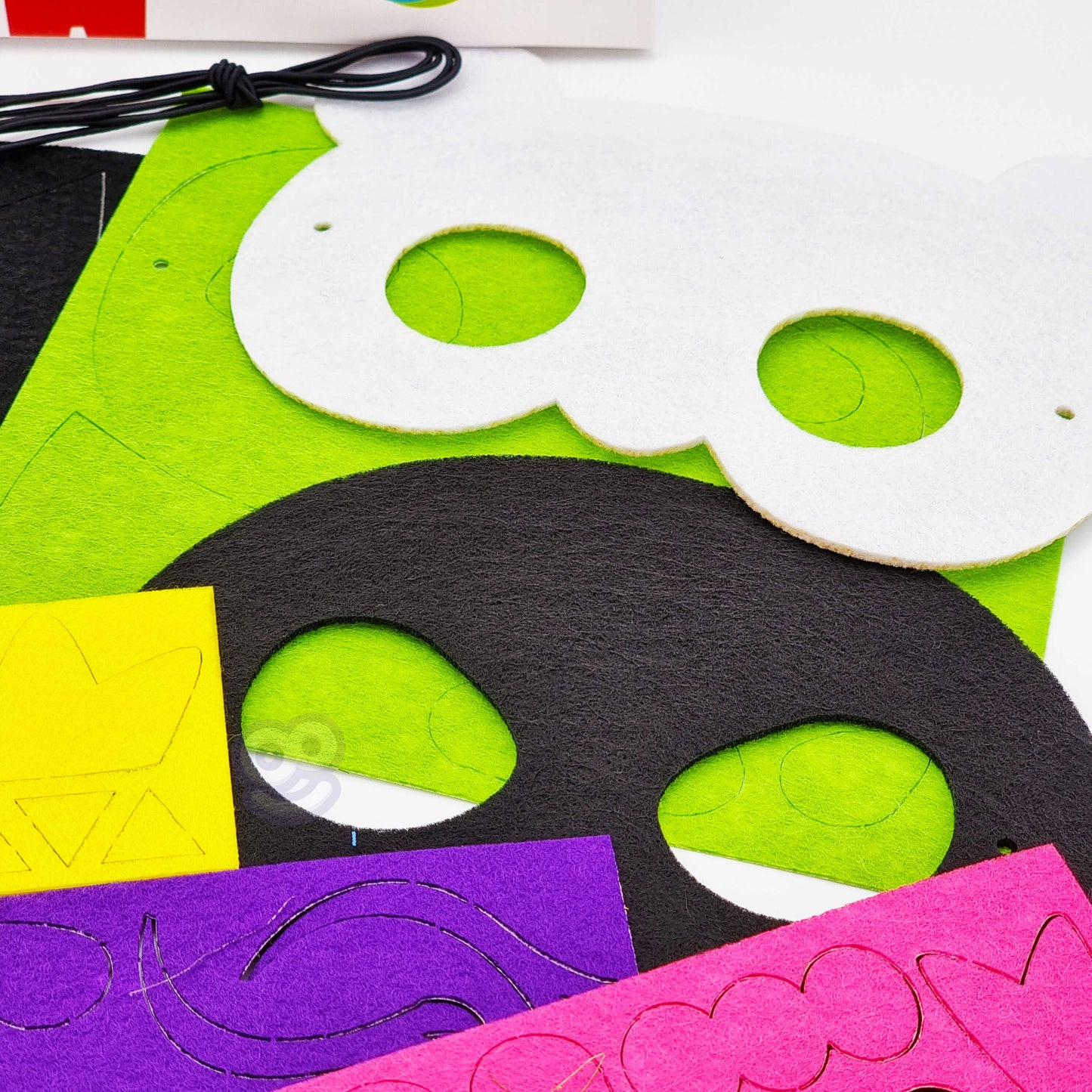 Woopie Art&Fun veltinio kaukių kūrybinis rinkinys – nuotrauka 10